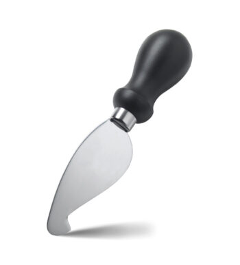 Cheese knife with hook in stainless steel 10 cm