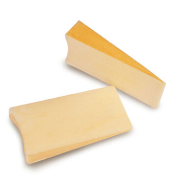 Fake fontina slices for displays and points of sale - 2 pieces