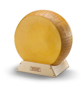 Single cheese wheel display stand